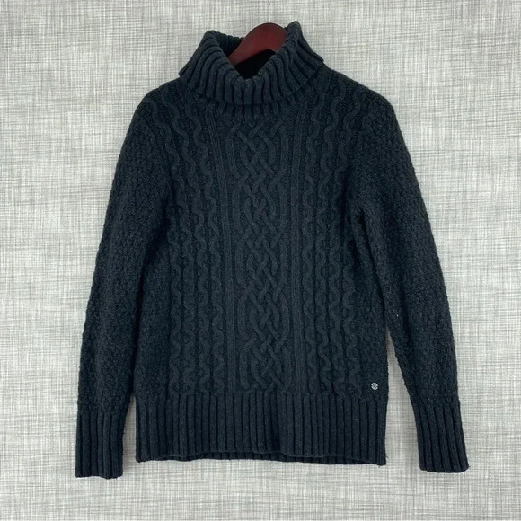 Eddie Bauer Women's size TM long sleeve turtle neck lambswool sweater 0262 - Picture 1 of 8